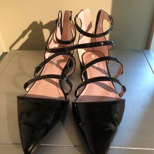 Zara basic patent leather flat size 37